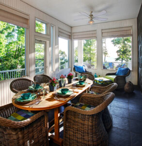 Michigan Lake House Porch